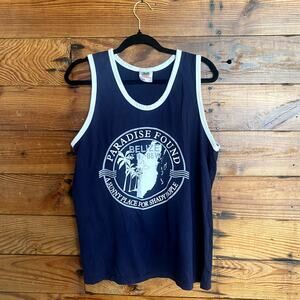 Belize Vacation Ringer Tank Top size Large Unisex